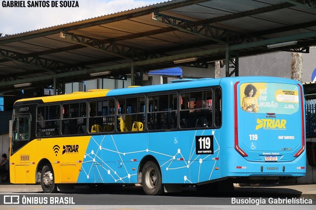 Sharp Transportes 119 na cidade de Araucária, Paraná, Brasil, por Busologia Gabrielística. Número da foto: #12561303.