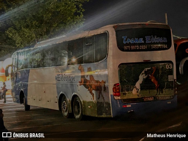 Trans Edivan 33569 na cidade de Dourados, Mato Grosso do Sul, Brasil, por Matheus Henrique. Número da foto: #12561885.