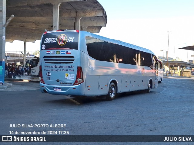 Cardoso Tur 216 na cidade de Porto Alegre, Rio Grande do Sul, Brasil, por JULIO SILVA. Número da foto: #12563075.