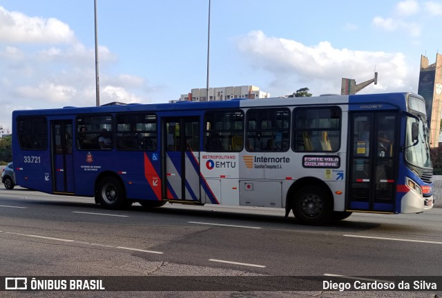 Guarulhos Transportes 33.721 na cidade de São Paulo, São Paulo, Brasil, por Diego Cardoso da Silva. Número da foto: #12561602.