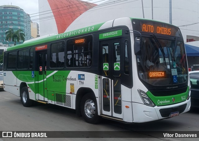 Caprichosa Auto Ônibus B27137 na cidade de Duque de Caxias, Rio de Janeiro, Brasil, por Vitor Dasneves. Número da foto: #12561040.