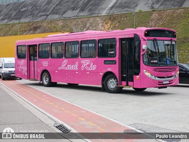 Lual Rio Turismo e Fretamento 22 na cidade de São João de Meriti, Rio de Janeiro, Brasil, por Paulo Leandro. Número da foto: #12561237.