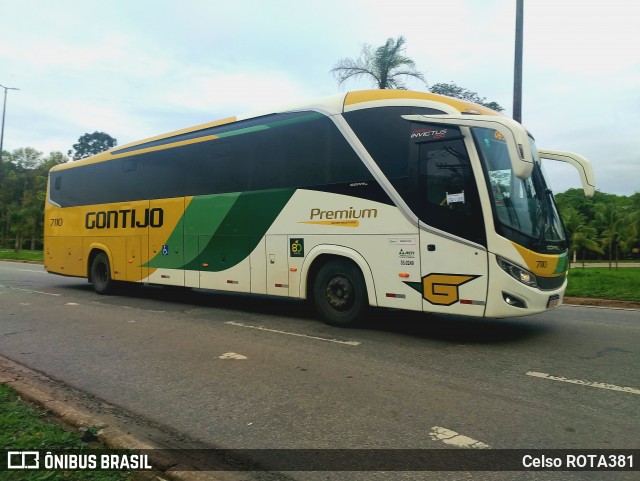 Empresa Gontijo de Transportes 7110 na cidade de Ipatinga, Minas Gerais, Brasil, por Celso ROTA381. Número da foto: #12561825.