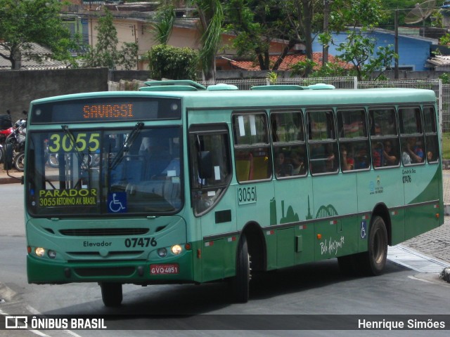 Bettania Ônibus 07476 na cidade de Belo Horizonte, Minas Gerais, Brasil, por Henrique Simões. Número da foto: #12563625.