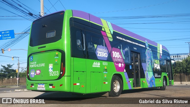 Nortran Transportes Coletivos 9203 na cidade de Porto Alegre, Rio Grande do Sul, Brasil, por Gabriel da Silva Ristow. Número da foto: #12563331.
