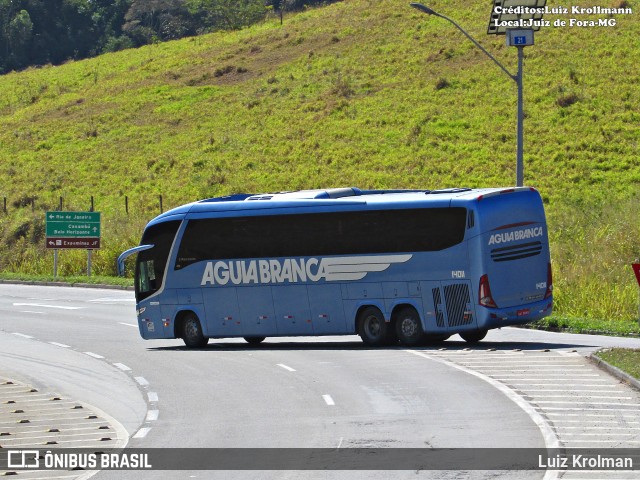 Viação Águia Branca 14011 na cidade de Juiz de Fora, Minas Gerais, Brasil, por Luiz Krolman. Número da foto: #12565056.