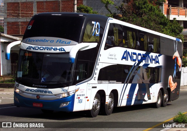 Empresa de Transportes Andorinha 7404 na cidade de Volta Redonda, Rio de Janeiro, Brasil, por Luiz Petriz. Número da foto: #12563318.