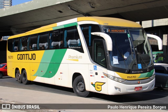 Empresa Gontijo de Transportes 19270 na cidade de Belo Horizonte, Minas Gerais, Brasil, por Paulo Henrique Pereira Borges. Número da foto: #12563461.