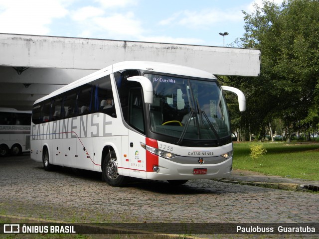 Auto Viação Catarinense 3258 na cidade de Joinville, Santa Catarina, Brasil, por Paulobuss  Guaratuba. Número da foto: #12565020.