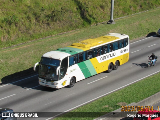 Empresa Gontijo de Transportes 17280 na cidade de São José dos Campos, São Paulo, Brasil, por Rogerio Marques. Número da foto: #12563367.