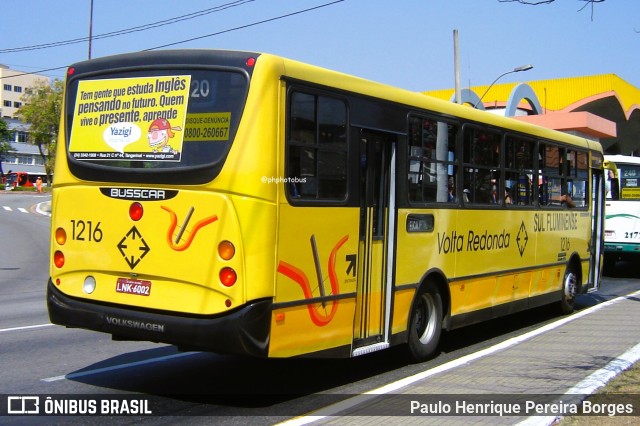 Viação Sul Fluminense 1216 na cidade de Volta Redonda, Rio de Janeiro, Brasil, por Paulo Henrique Pereira Borges. Número da foto: #12563453.
