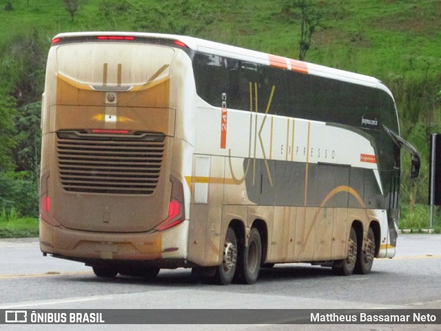 Expresso JK 24133 na cidade de Juiz de Fora, Minas Gerais, Brasil, por Mattheus Bassamar Neto. Número da foto: #12563715.