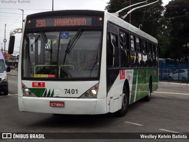 Metra - Sistema Metropolitano de Transporte 7401 na cidade de São Paulo, São Paulo, Brasil, por Weslley Kelvin Batista. Número da foto: #12563515.