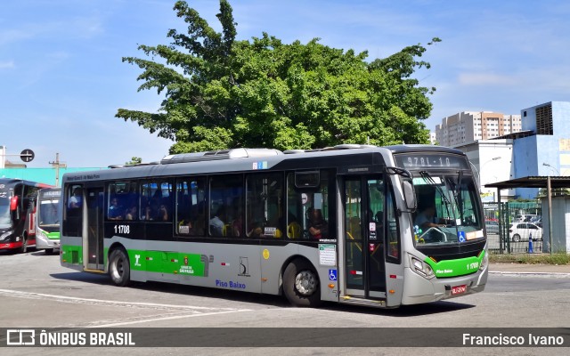 Viação Santa Brígida 1 1708 na cidade de São Paulo, São Paulo, Brasil, por Francisco Ivano. Número da foto: #12564303.