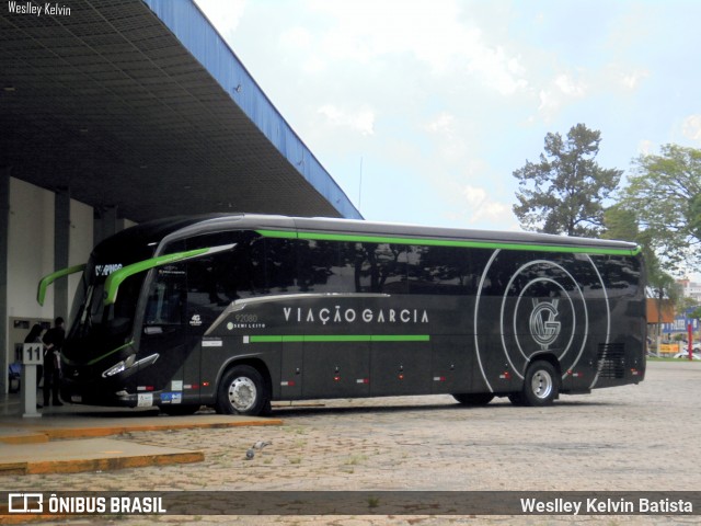 Viação Garcia 92080 na cidade de Itapetininga, São Paulo, Brasil, por Weslley Kelvin Batista. Número da foto: #12563509.