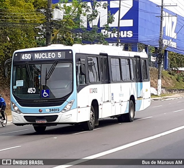 Vega Manaus Transporte 1024012 na cidade de Manaus, Amazonas, Brasil, por Bus de Manaus AM. Número da foto: #12565565.