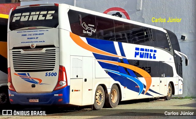 Ponce Turismo 5500 na cidade de Caldas Novas, Goiás, Brasil, por Carlos Júnior. Número da foto: #12566360.