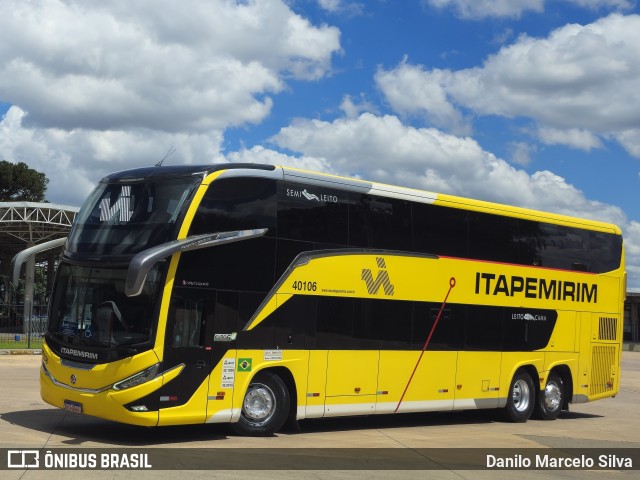 Viação Nova Itapemirim 40106 na cidade de Curitiba, Paraná, Brasil, por Danilo Marcelo Silva. Número da foto: #12567075.