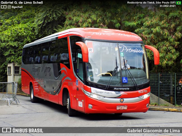 Empresa de Ônibus Pássaro Marron 5315 na cidade de São Paulo, São Paulo, Brasil, por Gabriel Giacomin de Lima. Número da foto: #12565833.