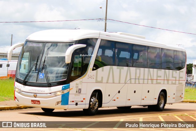 Auto Viação Catarinense 3462 na cidade de Campo Mourão, Paraná, Brasil, por Paulo Henrique Pereira Borges. Número da foto: #12565772.