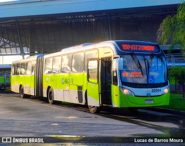 BH Leste Transportes > Nova Vista Transportes > TopBus Transportes 20504 na cidade de Belo Horizonte, Minas Gerais, Brasil, por Lucas de Barros Moura. Número da foto: #12566729.