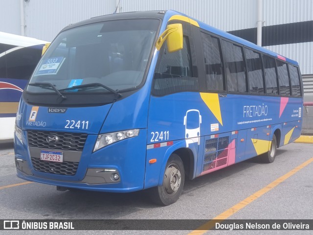 Fretadão Rental 22411 na cidade de Cajamar, São Paulo, Brasil, por Douglas Nelson de Oliveira. Número da foto: #12565205.