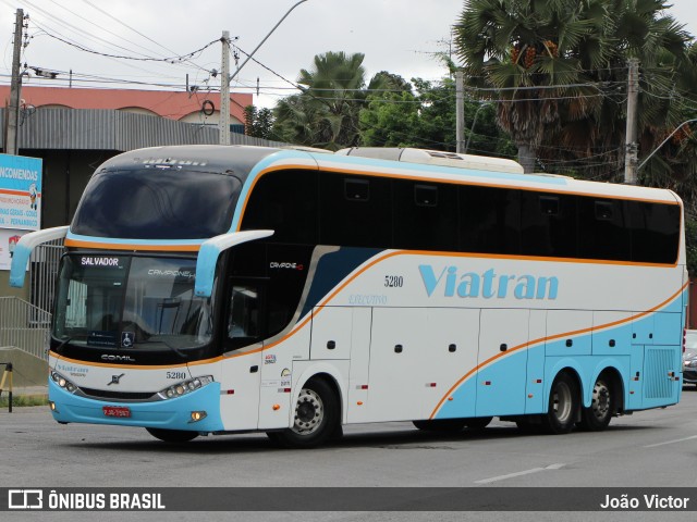 Viatran - Viação TransBrasília 5280 na cidade de Feira de Santana, Bahia, Brasil, por João Victor. Número da foto: #12566478.