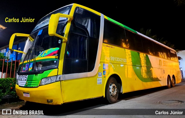 N Souza Transportes e Turismo 22215 na cidade de Caldas Novas, Goiás, Brasil, por Carlos Júnior. Número da foto: #12566882.