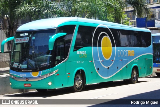 Doce Rio Fretamento e Turismo 9200 na cidade de Rio de Janeiro, Rio de Janeiro, Brasil, por Rodrigo Miguel. Número da foto: #12565910.