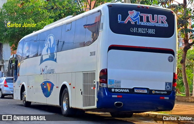 LAM Turismo 390/08 na cidade de Caldas Novas, Goiás, Brasil, por Carlos Júnior. Número da foto: #12566694.