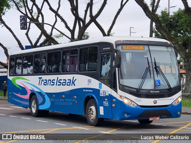 Trans Isaak Turismo 1156 na cidade de Curitiba, Paraná, Brasil, por Lucas Weber Calizario. Número da foto: #12565575.