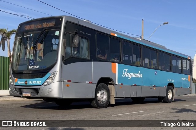 Auto Ônibus Fagundes RJ 101.122 na cidade de Niterói, Rio de Janeiro, Brasil, por Thiago Oliveira. Número da foto: #12565530.