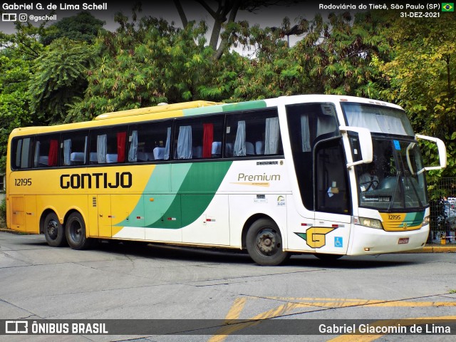 Empresa Gontijo de Transportes 12195 na cidade de São Paulo, São Paulo, Brasil, por Gabriel Giacomin de Lima. Número da foto: #12565853.