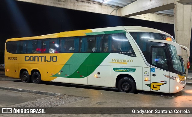 Empresa Gontijo de Transportes 18380 na cidade de Aracaju, Sergipe, Brasil, por Gladyston Santana Correia. Número da foto: #12567038.