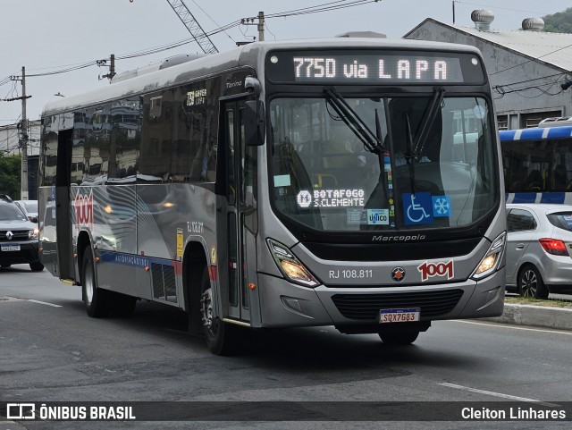 Auto Viação 1001 RJ 108.811 na cidade de Niterói, Rio de Janeiro, Brasil, por Cleiton Linhares. Número da foto: #12565180.