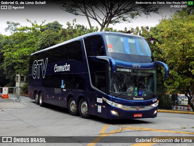 Viação Cometa 15302 na cidade de São Paulo, São Paulo, Brasil, por Gabriel Giacomin de Lima. Número da foto: #12565831.