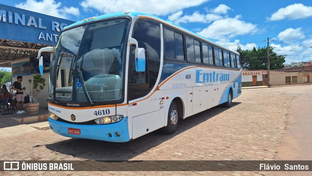 Emtram 4610 na cidade de Barra da Estiva, Bahia, Brasil, por Flávio  Santos. Número da foto: #12565144.