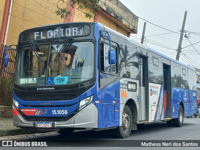 Viação Miracatiba 15.1056 na cidade de Embu-Guaçu, São Paulo, Brasil, por Matheus Neri dos Santos. Número da foto: #12567542.