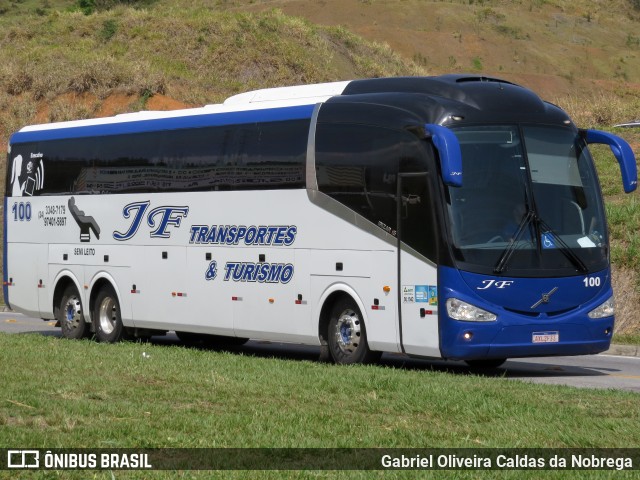 JF Transporte e Turismo 100 na cidade de Aparecida, São Paulo, Brasil, por Gabriel Oliveira Caldas da Nobrega. Número da foto: #12567731.