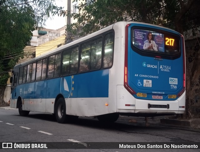 Viação Nossa Senhora das Graças A71584 na cidade de Rio de Janeiro, Rio de Janeiro, Brasil, por Mateus Dos Santos Do Nascimento. Número da foto: #12567897.