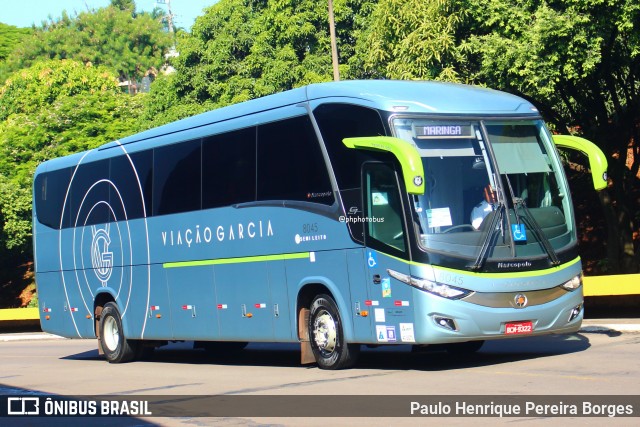 Viação Garcia 8045 na cidade de Londrina, Paraná, Brasil, por Paulo Henrique Pereira Borges. Número da foto: #12568019.