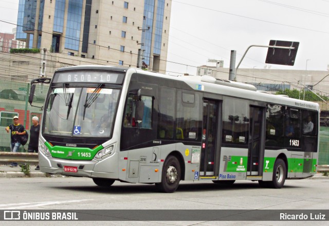 Viação Santa Brígida 1 1453 na cidade de São Paulo, São Paulo, Brasil, por Ricardo Luiz. Número da foto: #12568759.