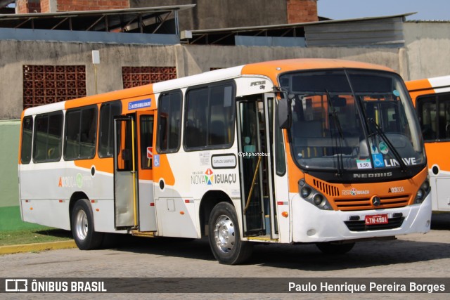Linave Transportes A03004 na cidade de Nova Iguaçu, Rio de Janeiro, Brasil, por Paulo Henrique Pereira Borges. Número da foto: #12567994.