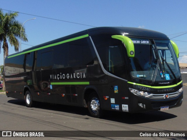 Viação Garcia 93240 na cidade de Paranavaí, Paraná, Brasil, por Celso da Silva Ramos. Número da foto: #12570085.