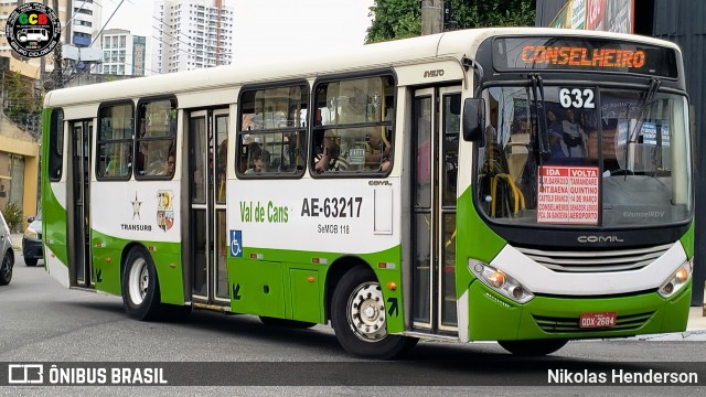 Transurb AE-63217 na cidade de Belém, Pará, Brasil, por Nikolas Henderson. Número da foto: #12568152.