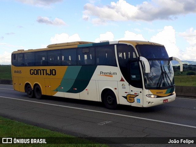 Empresa Gontijo de Transportes 14465 na cidade de Lorena, São Paulo, Brasil, por João Felipe. Número da foto: #12567474.