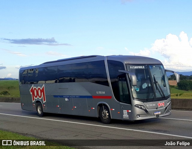 Auto Viação 1001 RJ 108.144 na cidade de Lorena, São Paulo, Brasil, por João Felipe. Número da foto: #12568965.