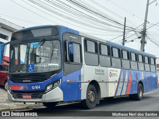 Auto Viação Bragança Metropolitana > Viação Raposo Tavares 12.164 na cidade de Embu-Guaçu, São Paulo, Brasil, por Matheus Neri dos Santos. Número da foto: #12567545.