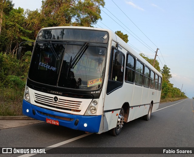 Ônibus Particulares JVC5974 na cidade de Bujaru, Pará, Brasil, por Fabio Soares. Número da foto: #12568403.