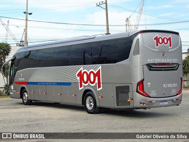 Auto Viação 1001 RJ 108.001 na cidade de Rio de Janeiro, Rio de Janeiro, Brasil, por Gabriel Oliveira da Silva. Número da foto: #12569931.